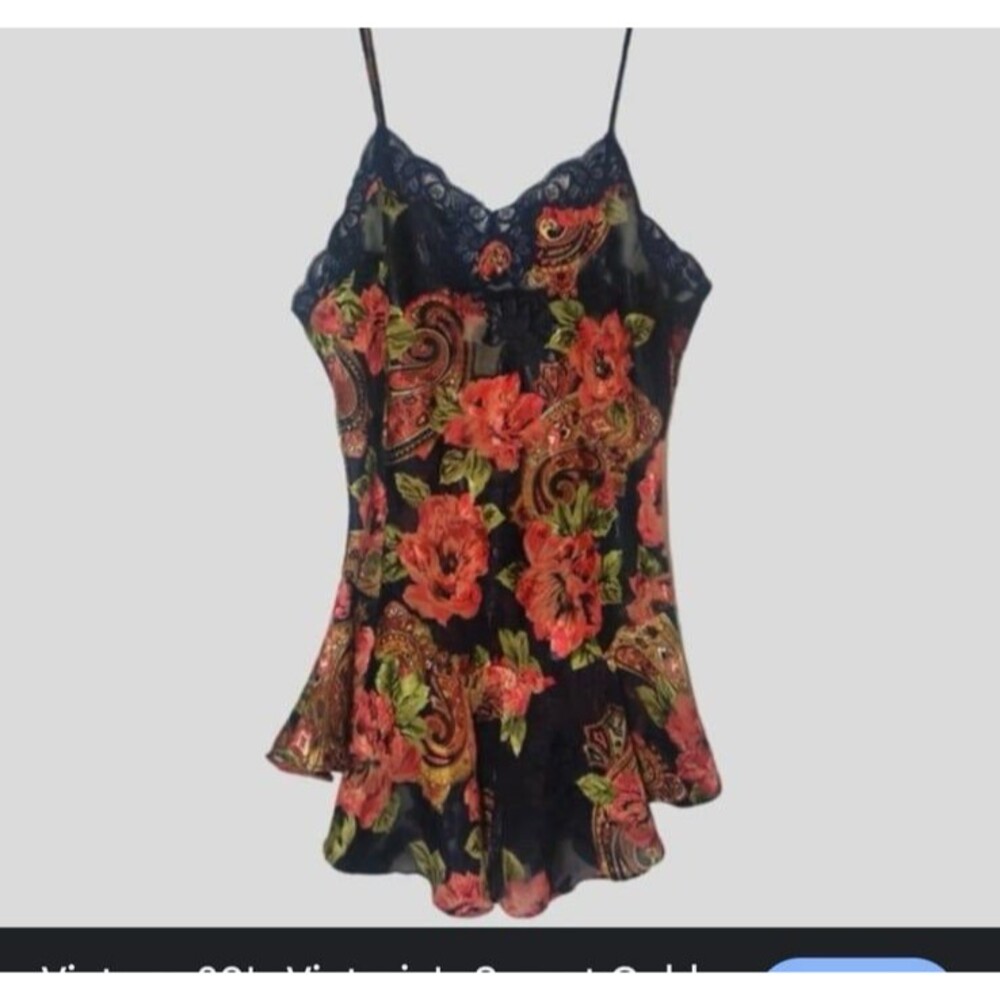 Vintage gold label Victoria secret nightie and button up